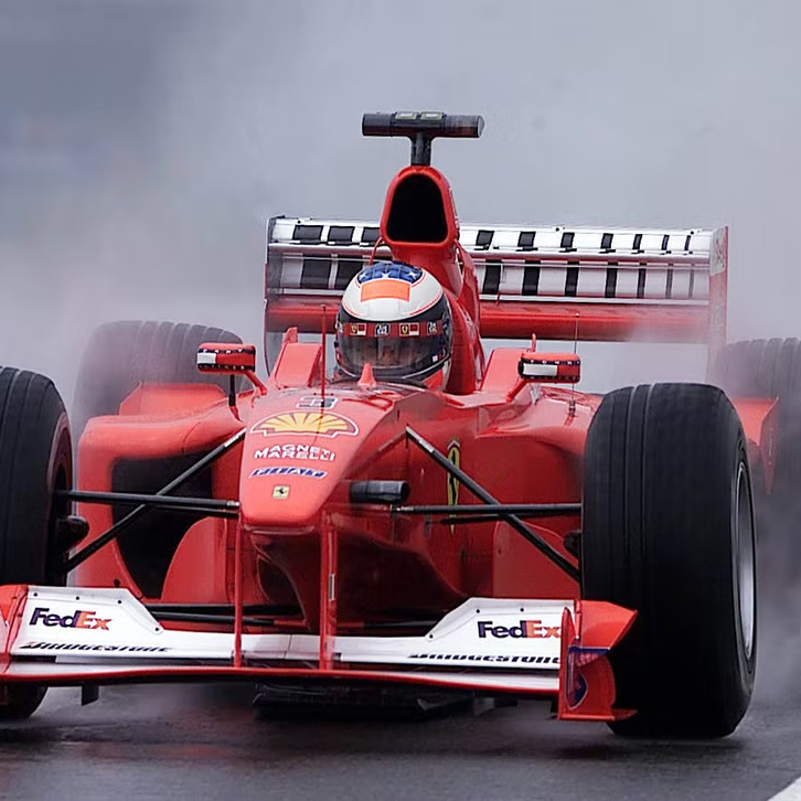 Schumacher driving for Ferrari